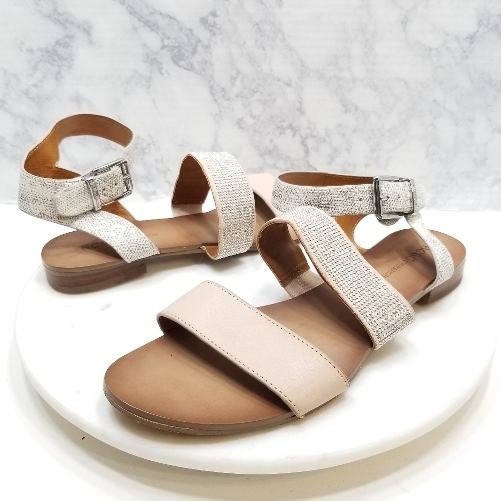 BCBGeneration 7 Whims Rhinestone Strappy Sandals‎